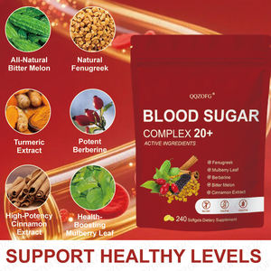 Complexe Glycémique 20+ Ingrédients Actifs Gélules Molles |   Soutient la santé du taux de sucre dans le sang et la santé métabolique - Product Image 5