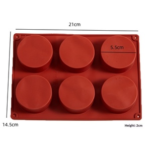 6-cavities,8-cavities,15-cavities Cylinder Cake <b>Silicone</b> Mold Oven Safe Wholesale <b>Baking</b> Geometric Dessert Chocolate Mold - Product Image 6