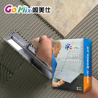 Adhésif pour carrelage cimentaire C1TE à base de ciment modifié aux polymères blanc et gris, directement de l'usine, 20 kg