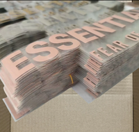 Étiquettes de logo 3D pour vêtements, impression personnalisée, feuille de silicone, autocollants thermocollants pour vêtements