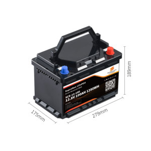 솔라 12V 100Ah 리튬 배터리 24V 100Ah 200Ah Lifepo4 리튬 철 인산염 배터리 팩 BMS 딥 리튬 이온 배터리 팩 - Product Image 3