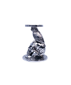 Stock liquidazione inventario stile Vintage in lega di zinco cranio-gufo candelabro, decorazione Desktop unica per <span class=keywords><strong>la</strong></span> casa/<span class=keywords><strong>Bar</strong></span> - Product Image 2