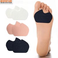 Coussinets en feutre pour la sésamoïdite des danseurs, coussinets pour l'avant-pied, soulagement de la douleur, coussinets auto-adhésifs pour les pieds, réduction de la douleur au pied