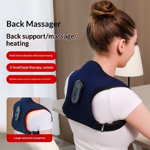 <span class=keywords><strong>Correcteur</strong></span> de posture multifonctionnel CYANMED avec masseur dorsal vibrant et compresse chaude intégrée, batterie au lithium intégrée - Product Image 2