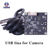 1080P OV2710 3,6mm 90 grados sin distorsión USB Industrial Machine Vision Cmos Sensor PCBA módulo de cámara