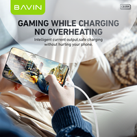 Cargador Rápido BAVIN CB359 de 120w Tipo C USB C con Cable de Datos USB para Teléfono Xiaomi