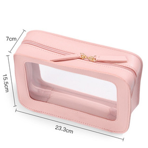 กระเป๋าเครื่องสำอางเย็บหนังพีวีซีแฟชั่นกระเป๋าเก็บของเดินทางกระเป๋าเก็บเครื่องสำอางกระเป๋าเครื่องสำอางมีซิปกระเป๋าเดินทาง - Product Image 5
