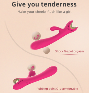 Meistverkaufter Wasserdichter Silikon USB-Aufladbarer Masturbator Weiblicher G-Punkt Rabbit <span class=keywords><strong>Vibrator</strong></span> - Product Image 4