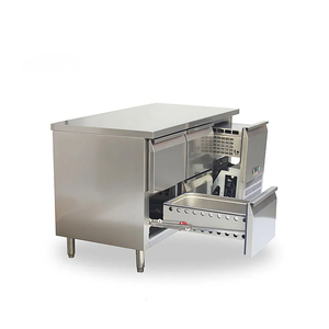 Kemer 4 cửa thép không gỉ <span class=keywords><strong>undercounter</strong></span> Tủ đông ngăn kéo thương mại tủ lạnh truy cập ngăn kéo - Product Image 1