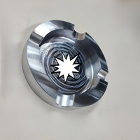 Cendrier en aluminium haut de gamme accessoires pour fumeurs OEM précision CNC usinage luxe métal Cigarette cigare cendrier fil personnalisé EDM