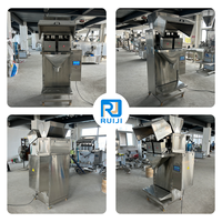 Máquina Llenadora Vibratoria Lineal Semiautomática de Alta Precisión con PLC para Almendras, Pistachos, Frutos Secos, Metal, 20 Bolsas/Min