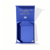Boîte en papier rigide de luxe, matériaux recyclables personnalisés, emballage d'huile essentielle pour les soins capillaires, boîte cadeau pliable magnétique avec logo imprimé