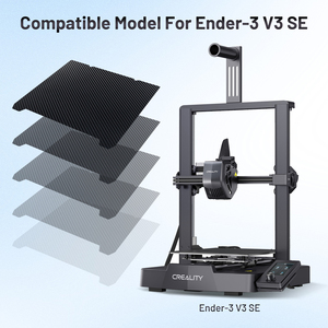 Pour Creality K1/K1C/Ender 3 V3/V3 SE/KE/Ender 3 S1/Ender 5 S1 imprimante plaque de construction Double face texturé/lisse PEI acier à ressort - Product Image 4