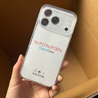 Étui de protection intégrale pour objectif d'appareil photo pour iPhone 18 17 16 15 14 13 12 11 Pro Max Plus, coque de téléphone transparente en silicone TPU souple