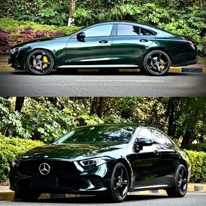 Benz verde smeraldo PET involucro adesivo a bolle di aria a secco <span class=keywords><strong>Auto</strong></span> avvolgente in vinile rotolo cambio colore avvolgente pellicola in vinile - Product Image 2
