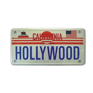 <span class=keywords><strong>De</strong></span> California Hollywood <span class=keywords><strong>de</strong></span> aluminio auto número <span class=keywords><strong>de</strong></span> licencia placa - Product Image 1