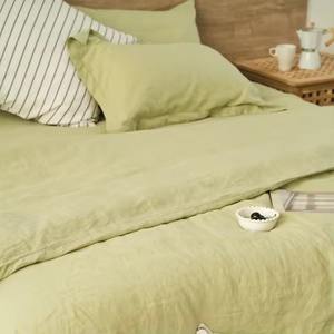 Modern Yatak Odası Nevresimleri Kaliteli %100 Keten Yorgan Seti, Zamansız Tasarım, Kolay Bakım, Yumuşak Örtü, Üstün Konfor - Product Image 3