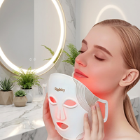 Masque de lumière rouge REDSKY 630nm 830nm 415nm, thérapie par lumière rouge infrarouge, masque facial en silicone de haute qualité, masque facial LED à lumière rouge