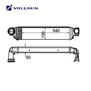 Refroidisseur de voiture pour <span class=keywords><strong>Bmw</strong></span> 3 <span class=keywords><strong>E46</strong></span> <span class=keywords><strong>318D</strong></span> 318Td 330D 1998-2005 C 17 51 7 786 351 - Product Image 2