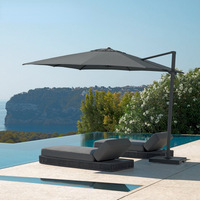 Vente en Gros de Meubles de Luxe d'Extérieur Parasol avec Led Solaire et Logo Personnalisé