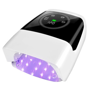 132W Cordless UV LED Nail <b>Lamp</b> Rechargeable Fast Curing Nail Dryer Auto Sensor 4 <b>Timers</b> for Salon Home - Product Image 1
