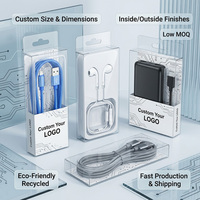 Boîte en plastique PVC rigide transparente personnalisée pour emballage de balises de suivi intelligentes, étui de présentation pliable transparent, emballage de rangement