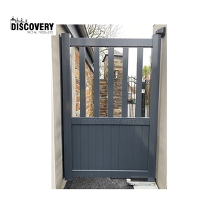 Puerta moderna de aluminio directa de fábrica precio competitivo <span class=keywords><strong>portillon</strong></span> aluminio OEM ODM puertas de patio de metal - Product Image 6