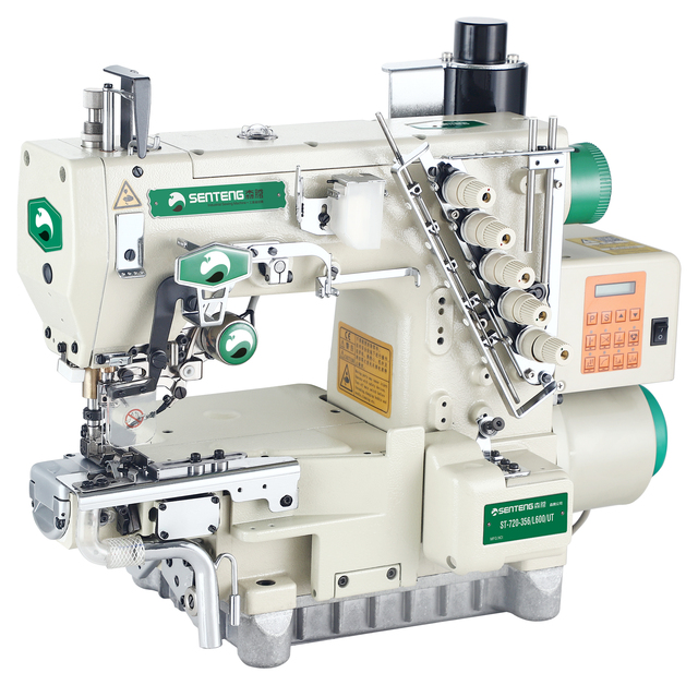 ST-720-356/L600/UT Direct Drive Cylinder Bed Interlock Sewing Machine with Automatic Trimmer and Left Hand Side Fabric Trimmer