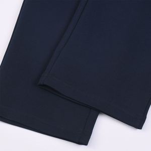 Dropshipping <b>Slim</b> Fit Workout Sweatpants Flat Front Side Zipper Pockets 100 Cotton Men's <b>Jogger</b> Pants - Product Image 5