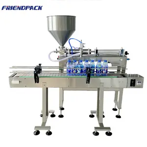 Fully automatic cream liquid dual-purpose honey cosmetic sauce pneumatic quantitative filling machine equipment