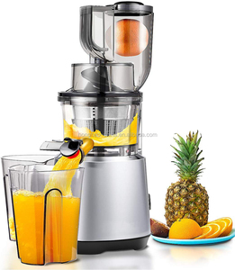 Exprimidor de Cítricos Comercial HH-916F con Función de Reversa, Máquina Extractora Lenta de Presión en Frío para Frutas y Verduras, Boca Grande de 76 mm - Product Image 3