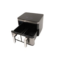 Anbo Air freyer Double panier 4L + 4L Digital 5.5L 6L 8L Friteuse électrique sans huile pour usage domestique