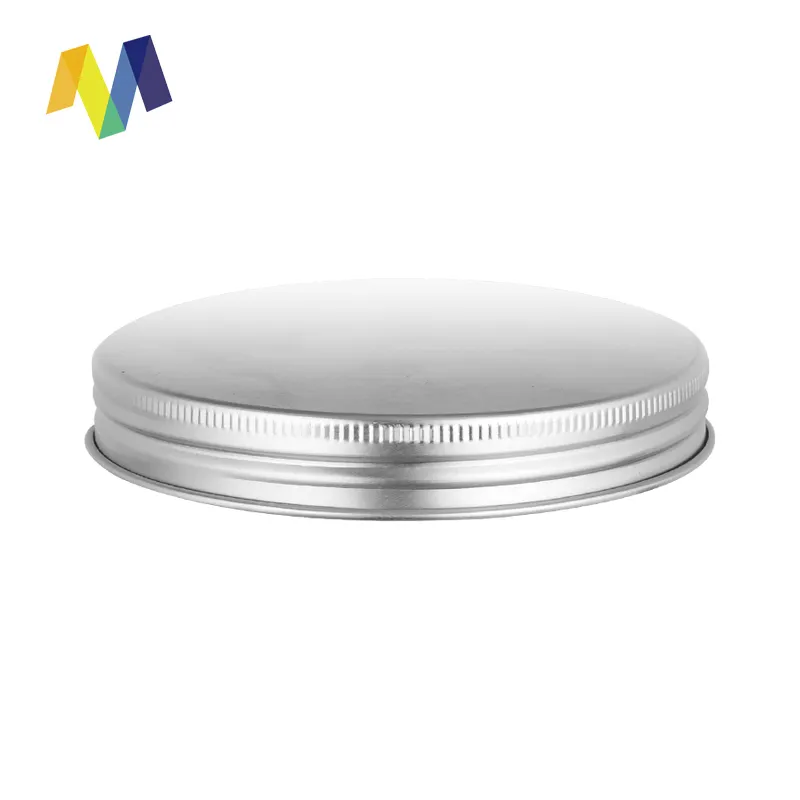 Yüksek kalite 48-400 58-400 70-400 beyaz siyah gümüş altın vida kapakları cam kavanoz için alüminyum Metal kapak
