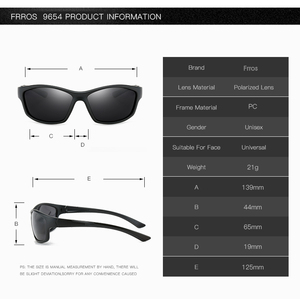 DUBERY 2026 Unisex <strong>Sport</strong> <strong>Sunglasses</strong> Custom Logo Transparent <strong>Metal</strong> Frames <strong>Polarized</strong> PC Lenses Discoloration Resistance <strong>Sunglasses</strong> - Product Image 5