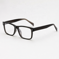 Montures optiques carrées tendance à grande monture en acétate TR90 – Vente en gros de montures optiques unisexes actuelles
