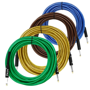 IRIN prix de gros prise d'ampli haut-parleur professionnel 10M ligne Audio transparente câble de guitare basse électrique de qualité 6.35mm - Product Image 1