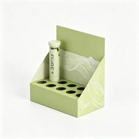 Boîte de présentation en carton sur mesure avec panneau arrière détachable pour accessoires de jeu de cartes