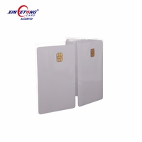 Carte IC à puce personnalisée CR80 en PVC pour paiement/gestion de membres, fournie directement par l'usine