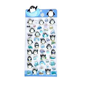 Роскошные, милые, объемные 3D-наклейки из ПВХ с УФ-печатью, водонепроницаемые, декоративные, из губчатого пенопласта, для рекламных подарков - Product Image 5