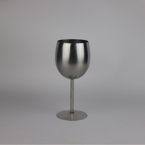 Stainless Steel Wine Glasses 201 Material Portable Beer Mugs Simple Style <b>Beverage</b> <b>Serving</b> <b>Sets</b> - Product Image 2