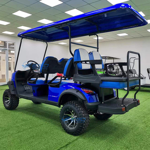 Voiturette de golf électrique 6 places avec toit, structure en acier, couleur au choix, batterie 48V – Nouveauté très demandée - Product Image 6
