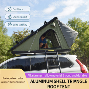 <span class=keywords><strong>Tente</strong></span> <span class=keywords><strong>de</strong></span> <span class=keywords><strong>toit</strong></span> rigide en aluminium imperméable et anti-déchirure pour 3-4 personnes, personnalisable, la moins chère, pour camping en voiture 4x4 - Product Image 2