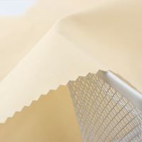 Tissu d'habillement léger 100% polyester uni teint, résistant aux plis, pour filles, 135 g/m², marque Boqun, Guangdong