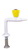 Hotte de laboratoire murale moderne en laiton massif avec robinet de commande à distance et vanne d'air verticale pour école et hôpital