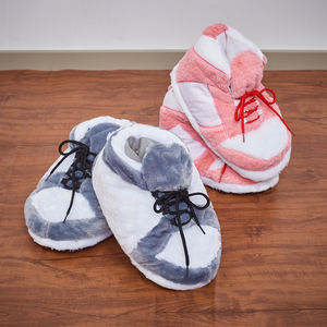 Chaussons en peluche chauds et cool, taille unique, chaussures de sport <span class=keywords><strong>Dunk</strong></span> High, baskets, pantoufles à bout rond - Product Image 2