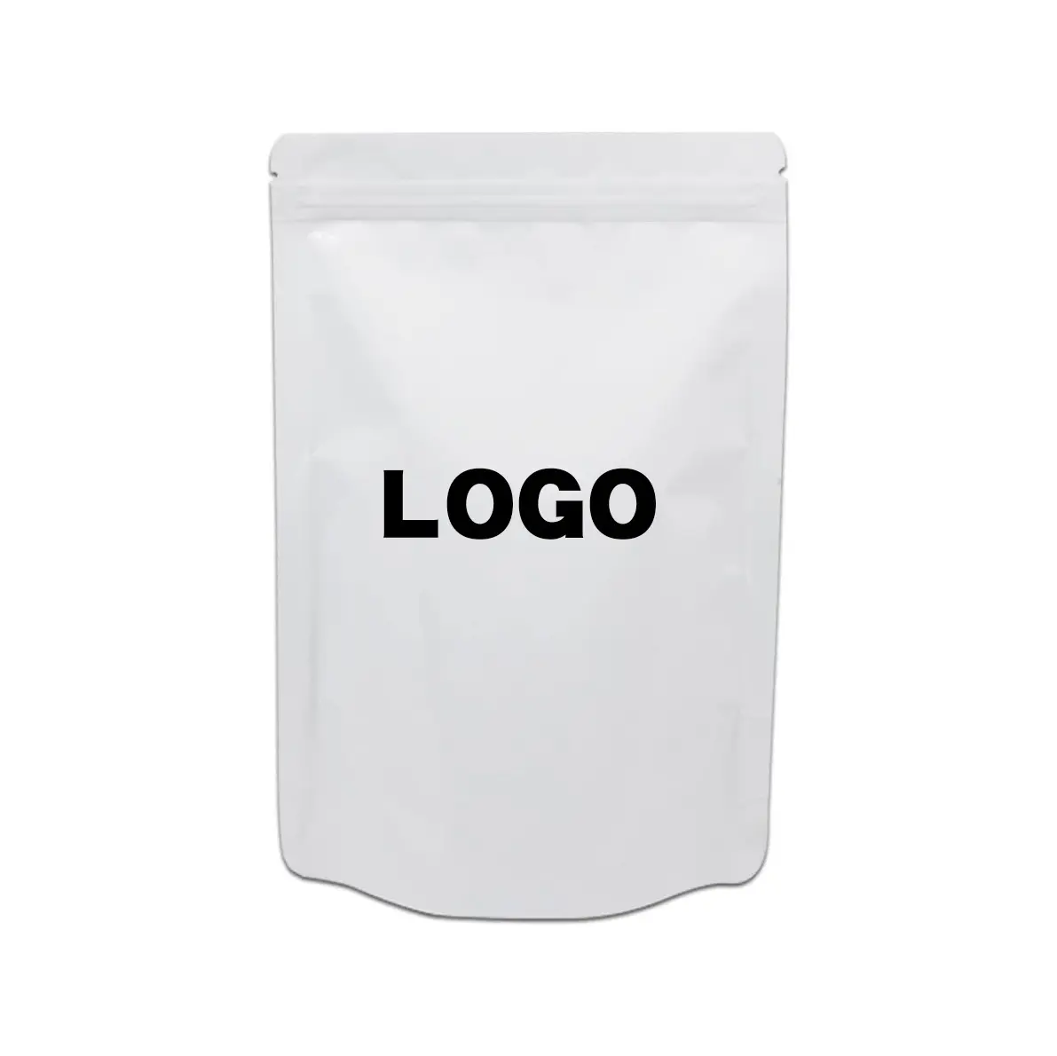 Stampa personalizzata con cerniera in plastica laminata borsa per Snack in alluminio richiudibile buste per confezione alimentare