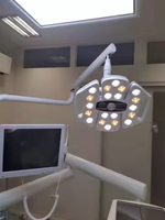 Lampe chirurgicale dentaire pour fauteuil dentaire, éclairage de plafond sans ombre pour interventions dentaires