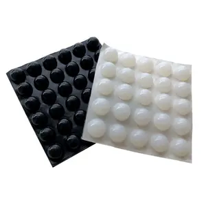 Deson Free sample heat resistant adhesive white and black silicone buffer rubber buffer pad