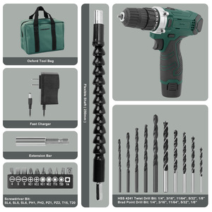Cordless Electric Drill 12V 50Nm Max <b>Torque</b> Variable Speed With Accessories <b>Set</b> For Household Use - Product Image 4
