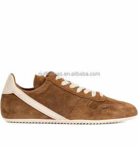 FW25 Original Six Eyelets Minimal Sneak Unisex Women Men Trendy Sports Suede Brown Runner Sneaker Lace-up Suede Leather Sneakers - Product Image 5